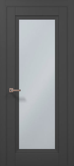 Ușă interior ML 715 – Cu sticlă satinată centrală, eleganță și lumină / Millenium - Carlo Porte