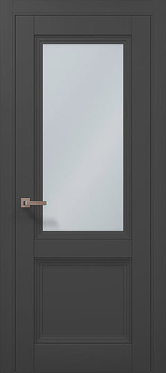 Ușă interior ML 717 – Eleganță clasică cu sticlă satinată / Millenium - Carlo Porte