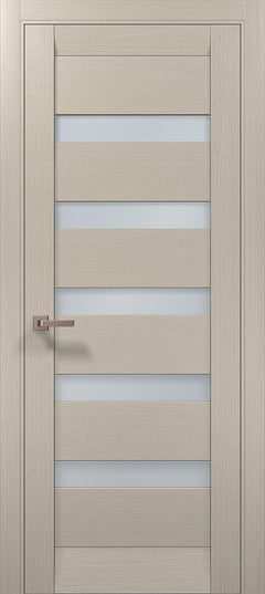 Ușă interior ML-02 – design modern cu inserții de sticlă satinată / Millenium - Carlo Porte