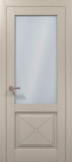 Ușa de Interior ML 1102 – Ușa cu geam satin și design în X / Millenium - Carlo Porte
