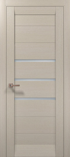 Ușă Interior ML-55 – Design Modern cu 3 Inserții Satinate / Millenium - Carlo Porte