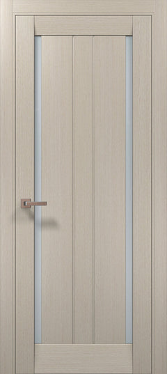 Ușă de interior ML-621 cu geam dublu lateral și riflaj vertical / Millenium - Carlo Porte