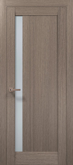 Ușă interior ML 642 cu model vertical și geam lateral – Design modern si finisaj satin / Millenium - Carlo Porte