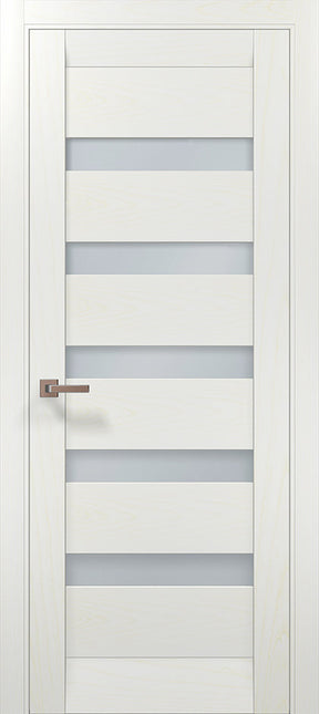 Ușă interior ML-02 – design modern cu inserții de sticlă satinată / Millenium - Carlo Porte