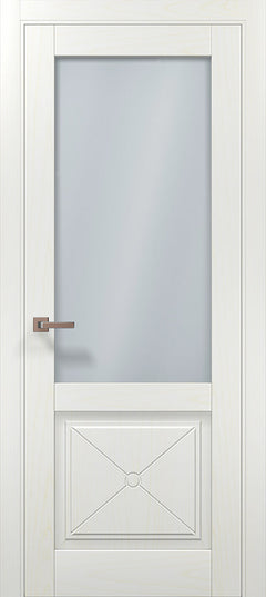 Ușa de Interior ML 1102 – Ușa cu geam satin și design în X / Millenium - Carlo Porte