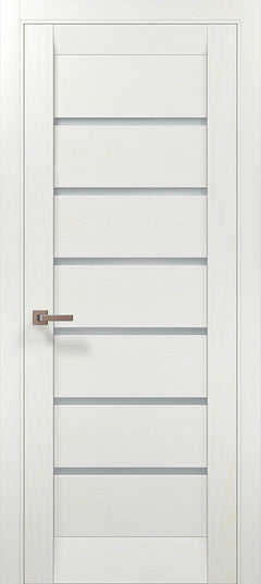 Ușă de interior ML 14 – Design modern cu fâșii satin și stil minimalist / Millenium - Carlo Porte