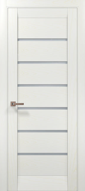 Ușă de interior ML 14 – Design modern cu fâșii satin și stil minimalist / Millenium - Carlo Porte
