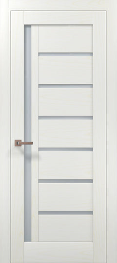 Ușă de interior ML 16 – Design asimetric cu sticlă laterală satinată / Millenium - Carlo Porte