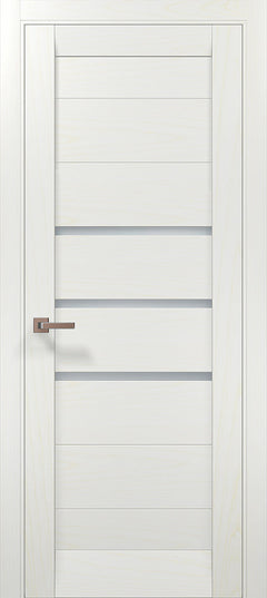 Ușă Interior ML-55 – Design Modern cu 3 Inserții Satinate / Millenium - Carlo Porte