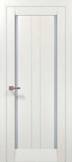 Ușă de interior ML-621 cu geam dublu lateral și riflaj vertical / Millenium - Carlo Porte