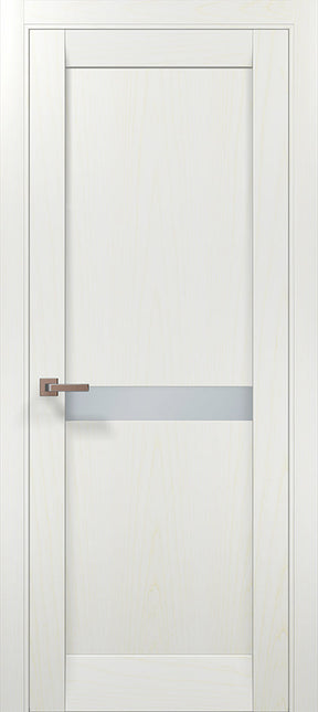 Ușă interior ML-63 cu inserție satinată – Eleganță minimalistă si accent modern / Millenium - Carlo Porte