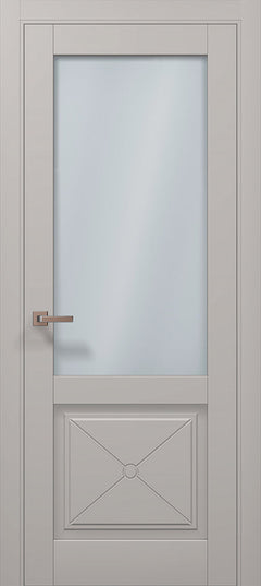 Ușa de Interior ML 1102 – Ușa cu geam satin și design în X / Millenium - Carlo Porte