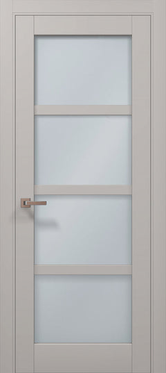 Ușă interior ML 32 – Stil modern cu panouri vitrate mate / Millenium - Carlo Porte