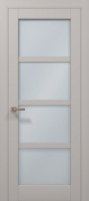Ușă interior ML 32 – Stil modern cu panouri vitrate mate / Millenium - Carlo Porte