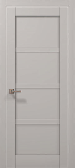 Ușă de interior ML 33 – Design minimalist cu 3 traverse orizontale / Millenium - Carlo Porte