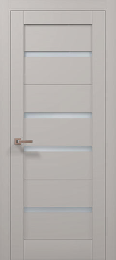 Ușă de interior ML 57 – Modernă, cu 4 inserții mate / Millenium - Carlo Porte