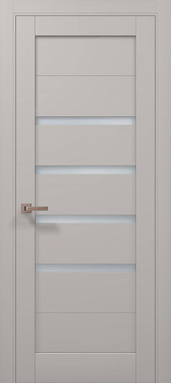 Ușă Interior ML-59 – Design Modern cu 4 Inserții Satinate / Millenium - Carlo Porte