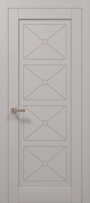Ușă de interior ML 712 – Design simetric cu 4 panouri încrustate / Millenium - Carlo Porte