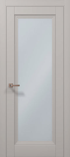 Ușă interior ML 715 – Cu sticlă satinată centrală, eleganță și lumină / Millenium - Carlo Porte