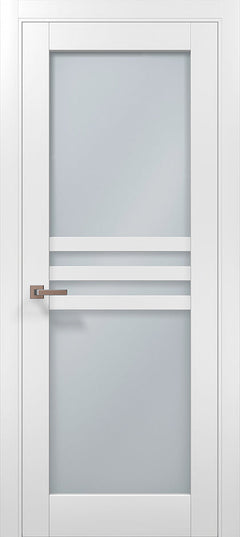 Ușă de interior ML 30 – Panou din sticlă cu fâșii orizontale duble, / Millenium - Carlo Porte