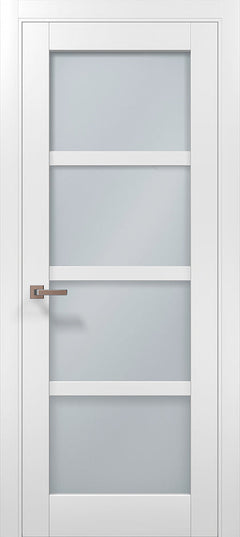 Ușă interior ML 32 – Stil modern cu panouri vitrate mate / Millenium - Carlo Porte