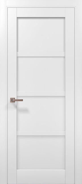 Ușă de interior ML 33 – Design minimalist cu 3 traverse orizontale / Millenium - Carlo Porte