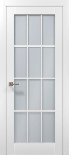 Ușă interior ML-37 – Eleganță clasică cu sticlă satinată în 10 ochiuri / Millenium - Carlo Porte