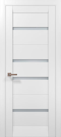 Ușă de interior ML 57 – Modernă, cu 4 inserții mate / Millenium - Carlo Porte