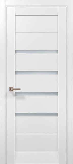 Ușă Interior ML-59 – Design Modern cu 4 Inserții Satinate / Millenium - Carlo Porte