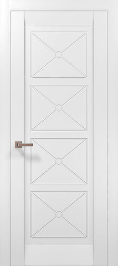 Ușă de interior ML 712 – Design simetric cu 4 panouri încrustate / Millenium - Carlo Porte
