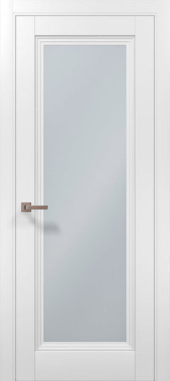 Ușă interior ML 715 – Cu sticlă satinată centrală, eleganță și lumină / Millenium - Carlo Porte