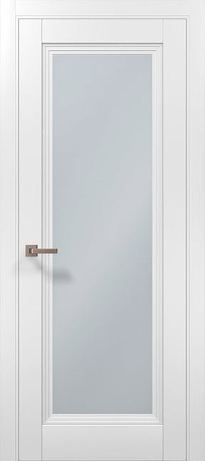 Ușă interior ML 715 – Cu sticlă satinată centrală, eleganță și lumină / Millenium - Carlo Porte
