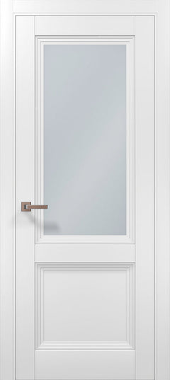 Ușă interior ML 717 – Eleganță clasică cu sticlă satinată / Millenium - Carlo Porte