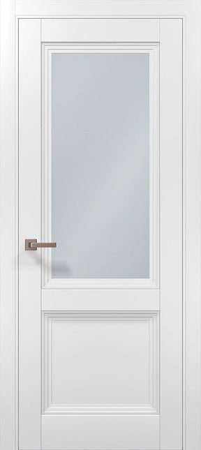 Ușă interior ML 717 – Eleganță clasică cu sticlă satinată / Millenium - Carlo Porte