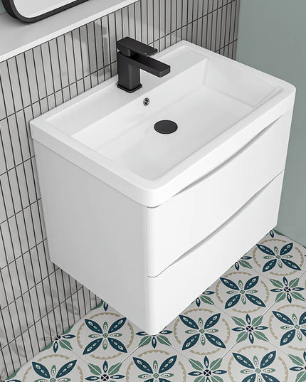Mobilier de baie suspendat Vista, Alb