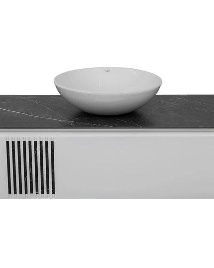 Mobilier de baie suspendat Manhattan (Zero), Alb