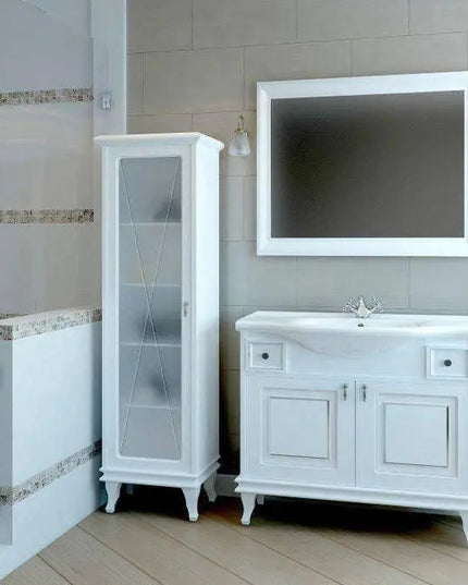 Oglindă Beatrice Alb+Auriu