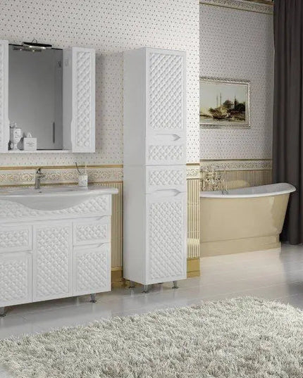 Oglindă cu dulăpior Rodors, Alb