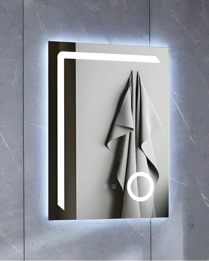 Oglinda LED Dreptunghiulara 60x80cm Functie Dezaburire si Touch J01