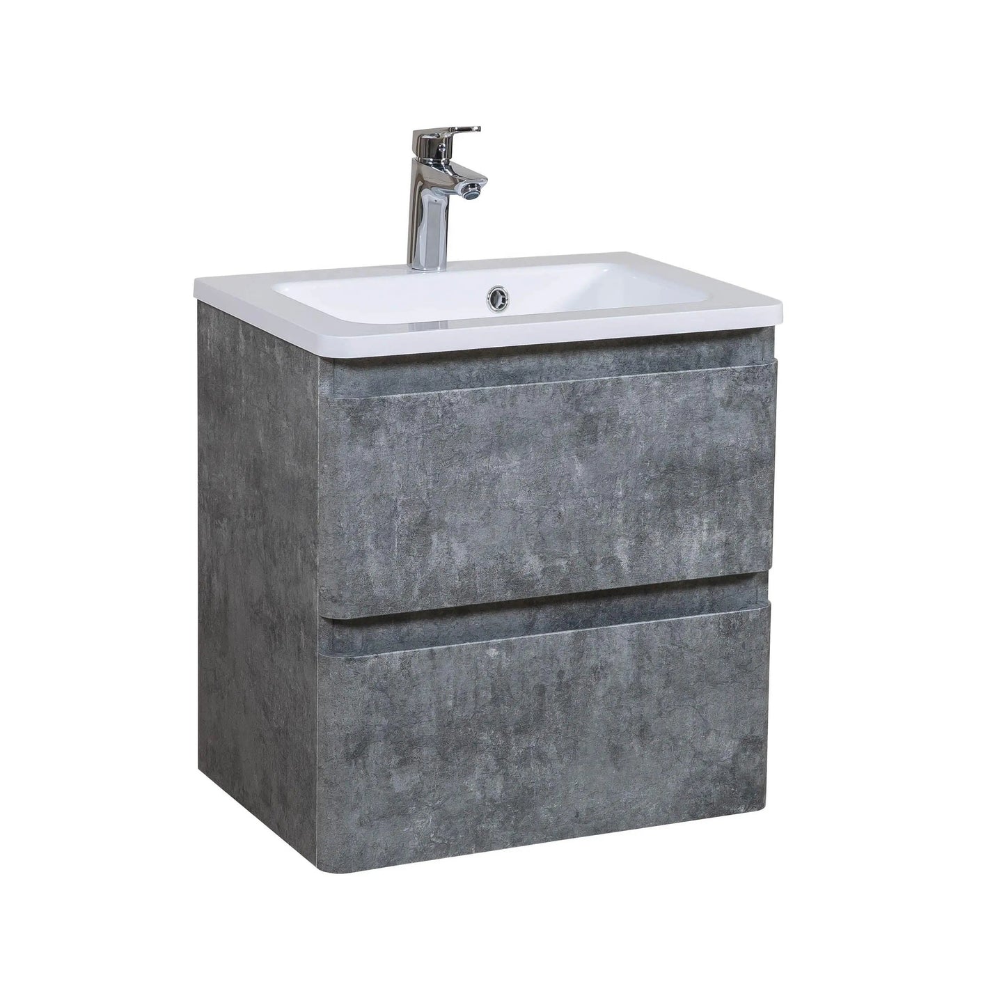 Mobilier de baie suspendat Accent gri
