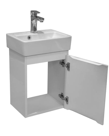 Mobilier de baie suspendat Accent alb