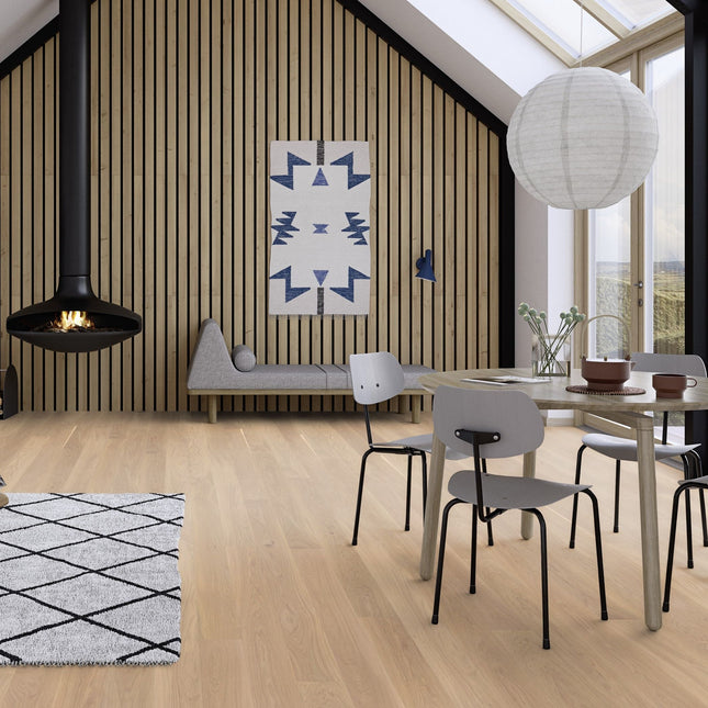 Parchet Stratificat Stejar White Andante, 14mm Plank 138, Boen