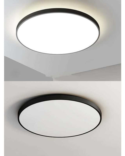 Plafonieră LED IP44 40W Ultra Slim – Lumină Puternică și Design Modern DS01-400MM-40W BK