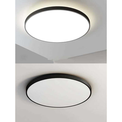 Plafonieră LED IP44 40W Ultra Slim – Lumină Puternică și Design Modern DS01-400MM-40W BK