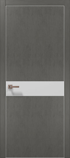 Ușă de interior PL-03 – design modern cu inserție din sticlă