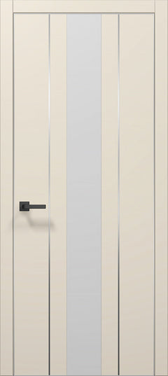 Ușă de interior PL-29 – design vertical cu oglindă/sticlă aplicată