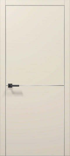 Ușă de interior PL-21 – design minimalist cu accent metalic