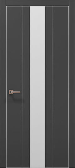 Ușă de interior PL-29 – design vertical cu oglindă/sticlă aplicată