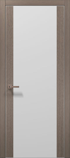 Ușă de interior PL-14 – design simetric cu oglindă/sticlă aplicată