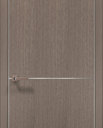 Ușă de interior PL-21 – design minimalist cu accent metalic